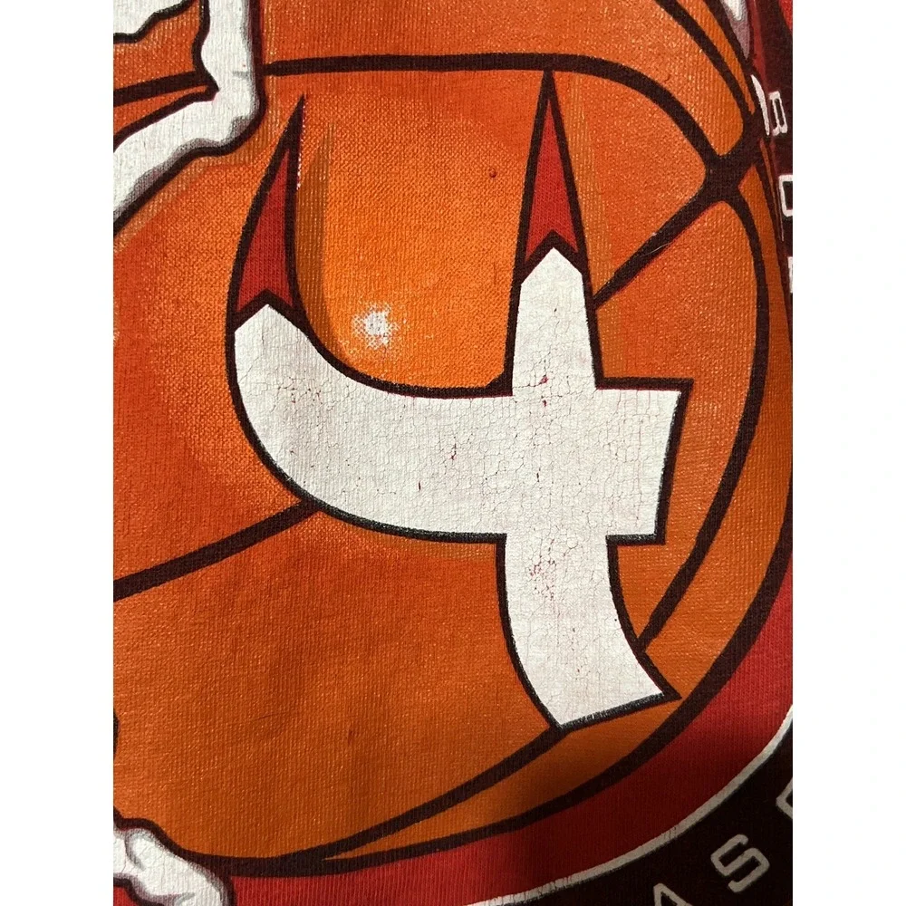 Vintage 1996 Chicago Bulls NBA Champions Logo 7 T Shirt Red XL USA Jordan Era